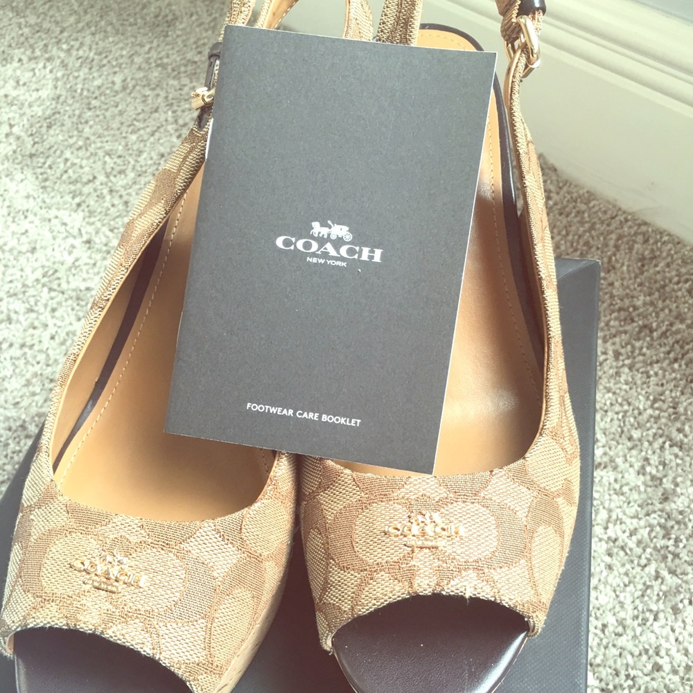 Coach Wedge Shoe